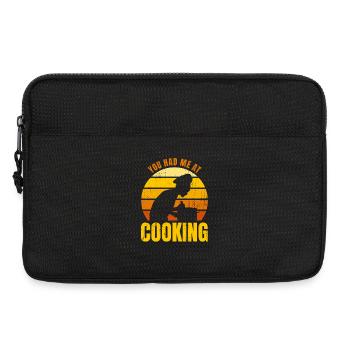 You Had Me At Cooking - Laptop bag 13" - black - Front