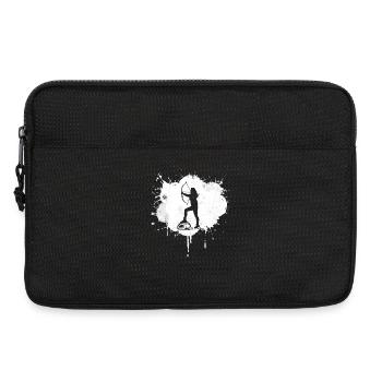 Bogenschütze Skizze - Laptoptasche 13" - Schwarz - Vorne