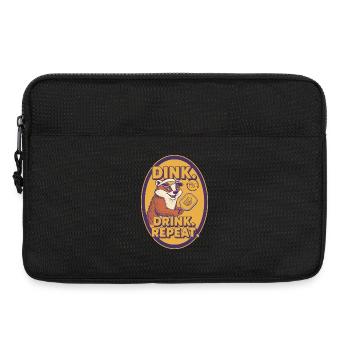 Joueur drôle de pickleball Dink Drink Repeat - Sacoche pour ordinateur portable 13 pouces - noir - Devant