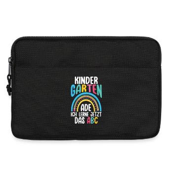 Kindergarten Ade Ich Lerne Jetzt Das ABC - Laptoptasche 13" - Schwarz - Vorne