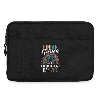 Kindergarten Ade Ich Lerne Jetzt Das ABC - Laptoptasche 13" - Schwarz - Vorne