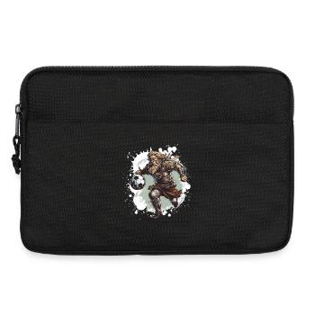 Wikinger Fussball Team - Laptoptasche 13" - Schwarz - Vorne