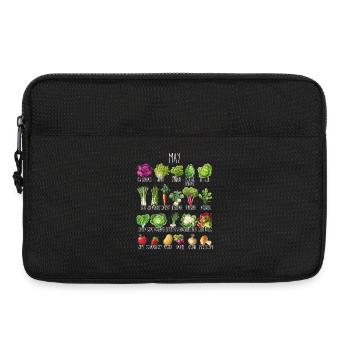 May Veggie Calendar Print - Laptop bag 13" - black - Front