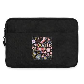 Namaste Home Today Folk Art Floral - Laptoptasche 13" - Schwarz - Vorne