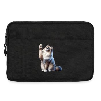 Ragdoll Katze Chatte Ragdoll - Sacoche pour ordinateur portable 13 pouces - noir - Devant
