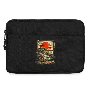 Bonsai tree - Laptop bag 13" - black - Front