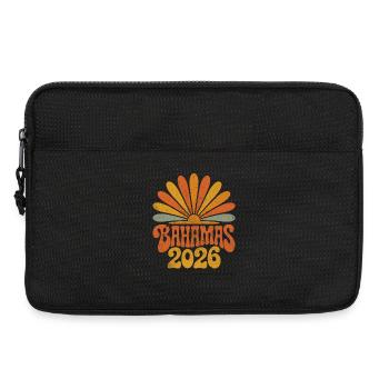 Bahamas Retro Sunburst 2026 - Laptop bag 13" - black - Front