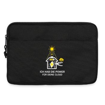 Solar Handwerker Cloud Power   - Laptoptasche 13" - Schwarz - Vorne