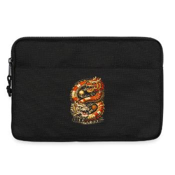 Danse du Dragon Drachentanz - Sacoche pour ordinateur portable 13 pouces - noir - Devant