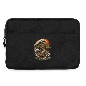 Bonsaï - Sacoche pour ordinateur portable 13 pouces - noir - Devant
