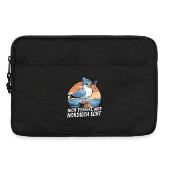  Nich Perfekt Aber Nordisch Echt Lustige Möwe Mit - Laptoptasche 13" - Schwarz - Vorne