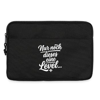 Nur noch dieses eine Level Gamer Geschenk - Laptoptasche 13" - Schwarz - Vorne