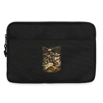 Dirtbike Dirt Bike Motocross - Laptop bag 13" - black - Front