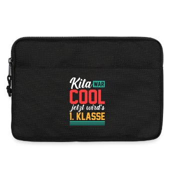 Kita Erste Klasse Schüler Kindergarten - Laptoptasche 13" - Schwarz - Vorne