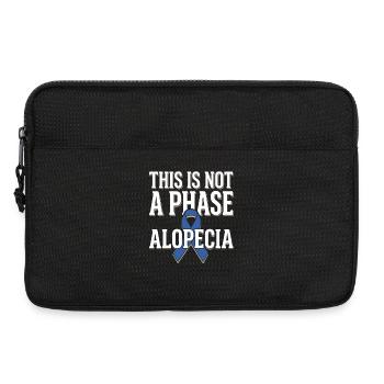 Alopezie-bewusstsein Alopecia Areata Haarausfall - Laptoptasche 13" - Schwarz - Vorne