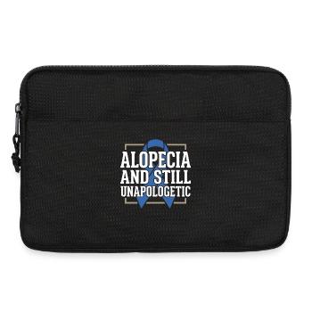 Alopezie-bewusstsein Alopecia Areata Haarausfall - Laptoptasche 13" - Schwarz - Vorne