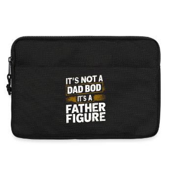 Not A Dad Bod Father Figure Best Dad Father´s Day - Laptop bag 13" - black - Front