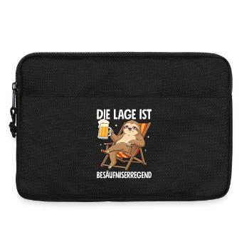 Die Lage Ist Besäufniserregend - Laptoptasche 13" - Schwarz - Vorne