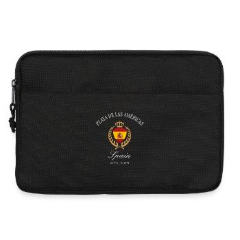 Playa de las Américas Tenerife – Travel Souvenir - Laptop bag 13" - black - Front