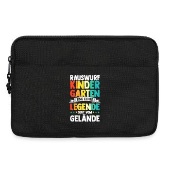 Eine Legende Geht vom Gelände - Laptoptasche 13" - Schwarz - Vorne