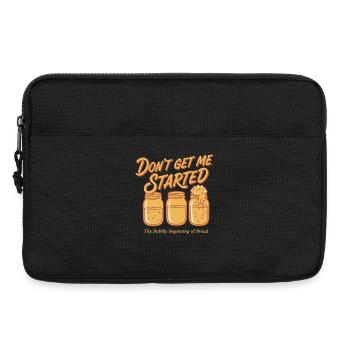 Sauerteigbäcker Brotbacker FANG MICH GAR NICHT ERST AN - Laptoptasche 13" - Schwarz - Vorne