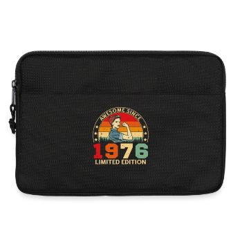 1976 Vintage Retro Birthday Gift - Laptop bag 13" - black - Front