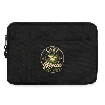 Lazy Mode Aktiviert Alligator - Laptoptasche 13" - Schwarz - Vorne