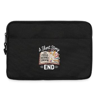 Designer Educator A Short Story I Am Art Educator - Laptop bag 13" - black - Front