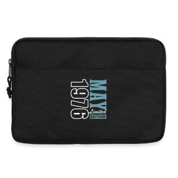 Limited Edition May 1976 Birthday Gift - Laptop bag 13" - black - Front