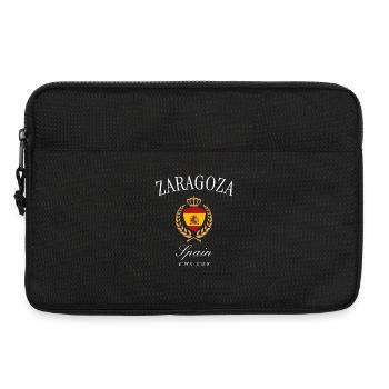 Zaragoza Spain Coat of Arms Crown – Travel Souvenir - Laptop bag 13" - black - Front