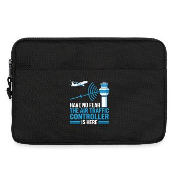 Air Traffic Controller Fluglotse Geschenk - Laptoptasche 13" - Schwarz - Vorne
