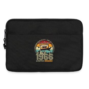 60th Birthday Gift Man Best of May 1966 - Laptop bag 13" - black - Front