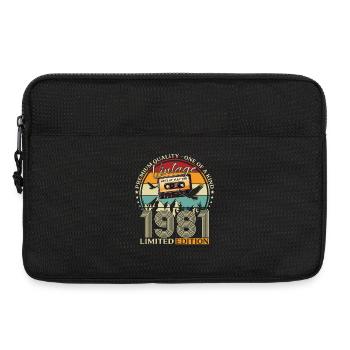 45. Geburtstag Geschenk Mann Best of Mai 1981 - Laptoptasche 13" - Schwarz - Vorne