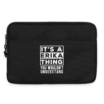 Es ist so eine Erika-Sache, die du nicht verstehen würdest - Laptoptasche 13" - Schwarz - Vorne