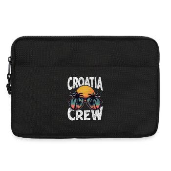 Croatia Crew - Laptoptasche 13" - Schwarz - Vorne