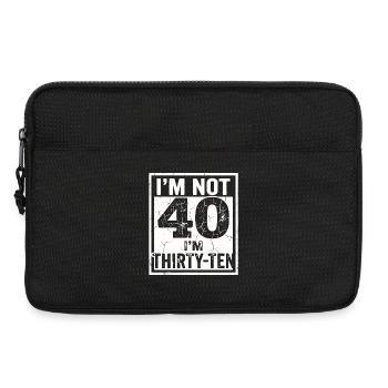 Ich Bin Nicht 40, Ich Habe 30. Geburtstag - Laptoptasche 13" - Schwarz - Vorne