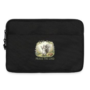 Auf, Um Den Herrn Zu Preisen Christ Eichhörnchen - Laptoptasche 13" - Schwarz - Vorne