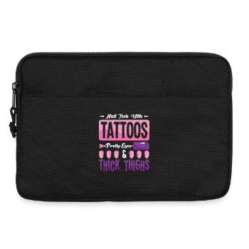 Nageldesigner Nageldesignerin Kosmetik Nagelstudio - Laptoptasche 13" - Schwarz - Vorne