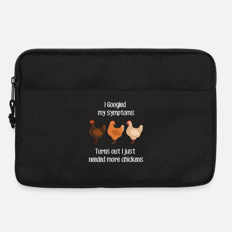 Chicken Talking To - Laptop bag 13" - black