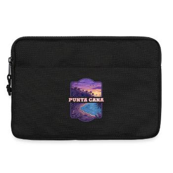 Punta Cana Tropischer Abend - Laptoptasche 13" - Schwarz - Vorne