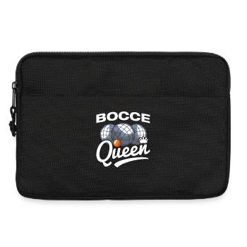 Bocce Queen Petanque Boule Player - Laptop bag 13" - black - Front