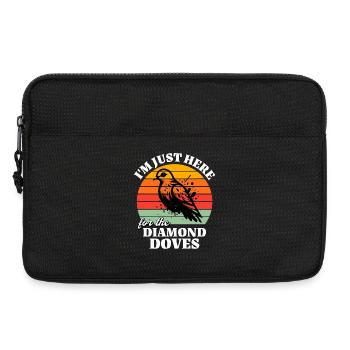 Funny Diamond Dove Sayings - Laptop bag 13" - black - Front