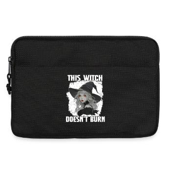 Halloween Deko Hexen Geschenk Hexen Zubehör - Laptoptasche 13" - Schwarz - Vorne