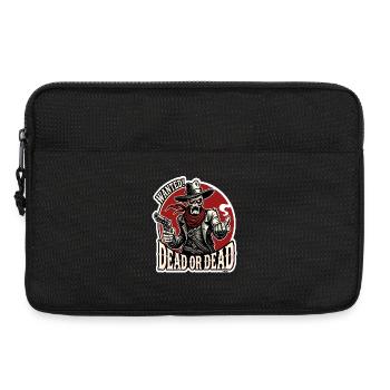 Dead or Dead Skull Western - Laptop bag 13" - black - Front