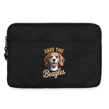 Sauve les Rapetou Beagle Rescue Tee - Sacoche pour ordinateur portable 13 pouces - noir - Devant