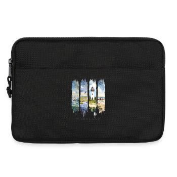 Maryland Vacation Travel – Harbor & Water Motif - Laptop bag 13" - black - Front