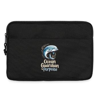 Ocean Guardian By Porpoise Schweinswal - Laptoptasche 13" - Schwarz - Vorne