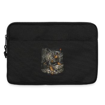 Chien Rottweiler - Sacoche pour ordinateur portable 13 pouces - noir - Devant