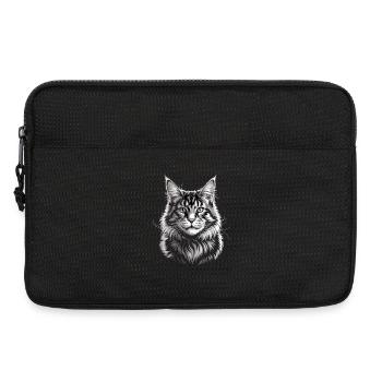 Maine coon - Sacoche pour ordinateur portable 13 pouces - noir - Devant