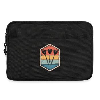 Conception de fléchettes pour joueurs de fléchettes pour les fans de fléchettes - Sacoche pour ordinateur portable 13 pouces - noir - Devant